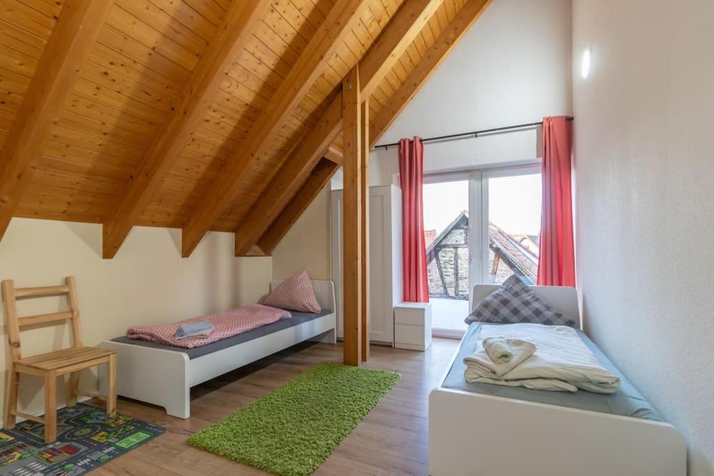 Maisonette-Wohnung Mit 5 Schlafzimmern Wörrstadt Eksteriør bilde